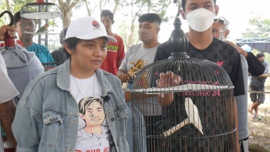 700 Peserta Ramaikan Kontes Burung Berkicau Diana Sasa Cup